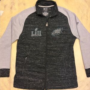 Mens Fanatics Philadelphia Eagles NFL Zip LII Super Bowl Champions Jacket Size L